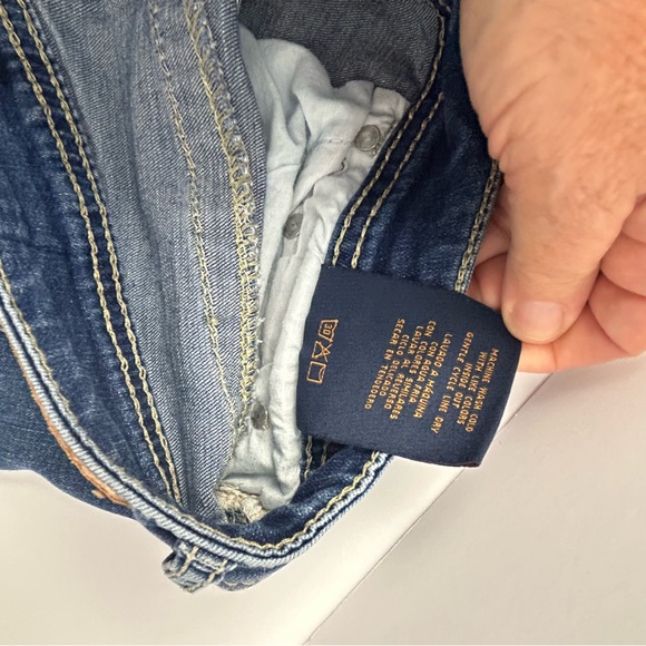 Seven7 Denim Distressed Blue Jean Shorts Size 4 Women's - Picture 6 of 8